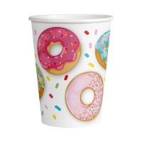 Bicchieri Donuts da 250 ml - 8 unità