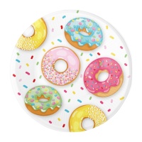 Piatti Donuts 22 cm - 8 unità