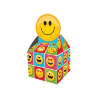 Piccola scatola di cartone con una figura Emoji - 8 unità