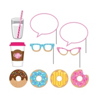 Kit per photocall di Donuts - 10 unità