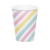 Bicchieri Unicorno dorato da 266 ml - 8 unità