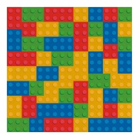 Tovaglioli Lego da 16,5 x 16,5 cm - 16 unità