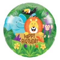 Palloncino rotondo Safari Avventura da 46 cm - Creative Converting