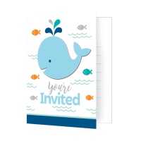 Inviti Little Whale - 8 unità