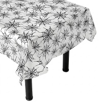 Tovaglia con ragnatela nera di 2,50 x 1,35 m