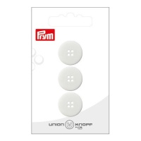 Bottoni bianchi con 4 occhielli 1,8 cm - Prym - 3 pz.