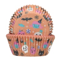 Pirottini per cupcake a tema mostri - Halloween - FunCakes - 48 pezzi