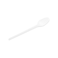 Cucchiaini bianchi da 12,5 cm - Maxi Products - 24 unità