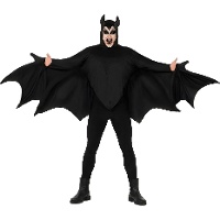 Costume da pipistrello oscuro per adulto