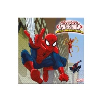 Tovaglioli Spider-Man da 16,5 x 16,5 cm - 20 unità