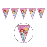 Festone bandierine Principesse Disney - 2,30 m
