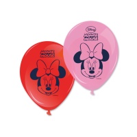 Palloncini in lattice Minnie Mouse - Procos - 8 pz.