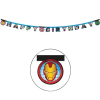 Festone Happy Birthday Avengers