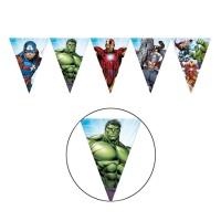 Festone bandierine Marvel Avengers - 2,30 m