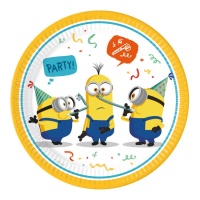 Piatti Minions 23 cm - 8 unità