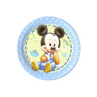 Piatti  Topolino Baby  23 cm - 8 unità