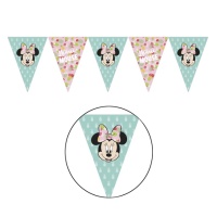 Festone bandierine Minnie Tropical - 2,30 m