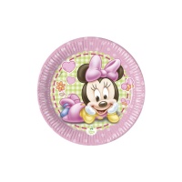 Piatti Baby Minnie 20 cm - 8 unità