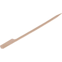 Spiedini di bambù da 18 cm con manico piatto - 50 pezzi