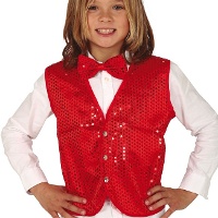 Gilet con paillettes per bambini