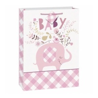 Borsaregalo Pink Elephant Floral - 1 unità