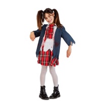 Costume da collegiale zombie da bambina