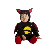 Costume pipistrello nero da bebe'