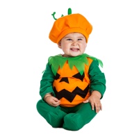 Costume zucca di Halloween da bebè