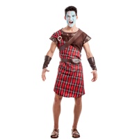 Costume guerriero scozzese da uomo