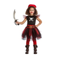 Costume da pirata con tutù da bambina
