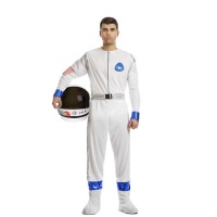 Costume da astronauta bianco da uomo
