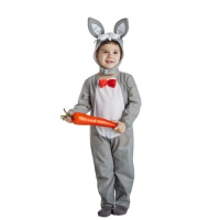 Costume coniglietto grigio da bambino