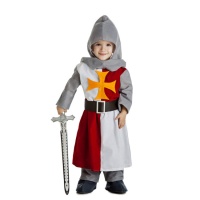 Costume cavaliere medievale da bebè