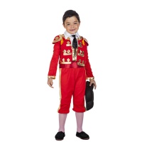 Costume da torero rosso da bambino