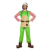 Costume da elfo di Natale per uomo