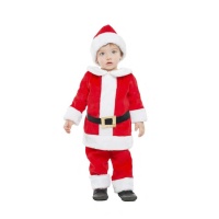 Costume Babbo Natale con cintura da bebè