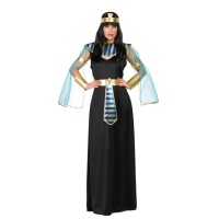 Costume faraone nero azzurro da donna