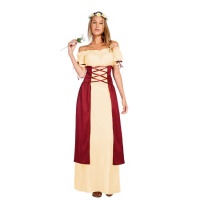 Costume damigella medievale da donna