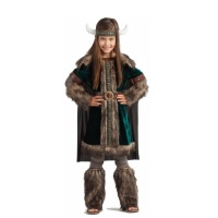 Costume vichingo scandinavo da bambina