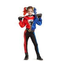 Costume da supercattivo Harley per bambini