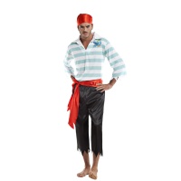 Costume da pirata pappagallo da uomo