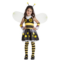 Costume da ape con le ali per una ragazza