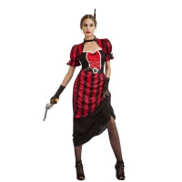 Costume da pistolera del Far West per donna