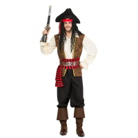 Costume da capitano nave pirata da uomo