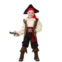 Costume capitano di una nave pirata da bambino