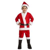 Costume da Babbo Natale rosso e bianco per bambini