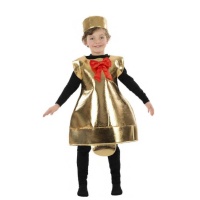 Costume da campana d'oro per bambini