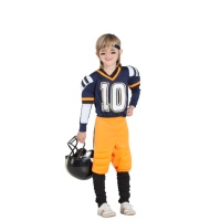 Costume da giocatore di rugby americano per bambini