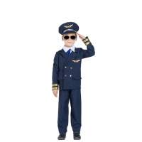 Costume pilota di aereo da bambino