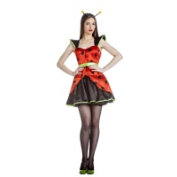 Costume coccinella rossa da donna